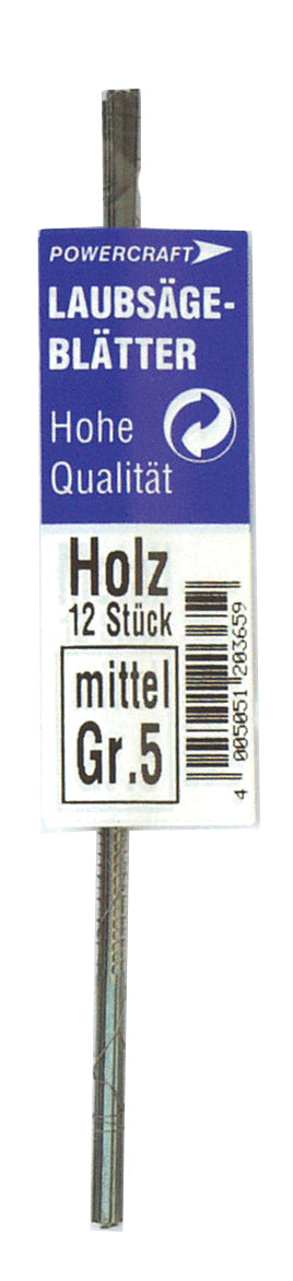 12 Holzlaubsaegebl. Gr. 5 – Produktbild