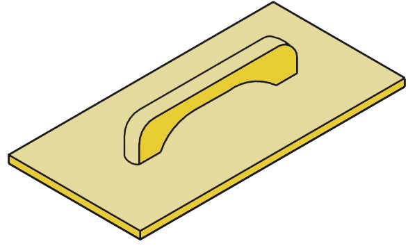 Schleifbrett 500x 250 – Produktbild