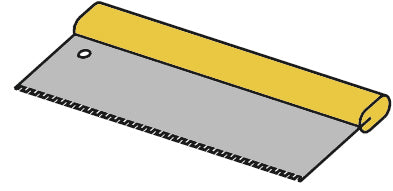Zahnspachtel gerade 300x 6x 6 mm – Produktbild