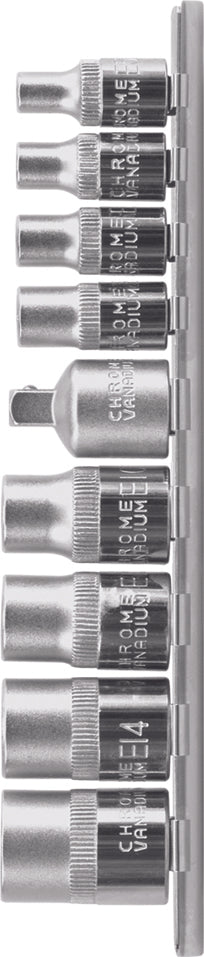 9tlg. Steckschl. TX 1/4"+3/8" – Produktbild