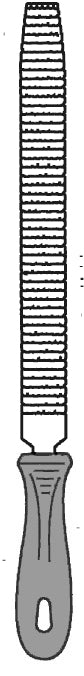 Feilraspel Flach 150-1 – Produktbild
