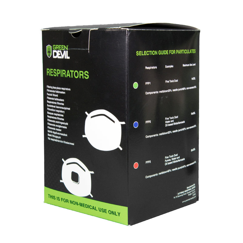 10 Staubmasken FFP 2 mit Ventil im Karton