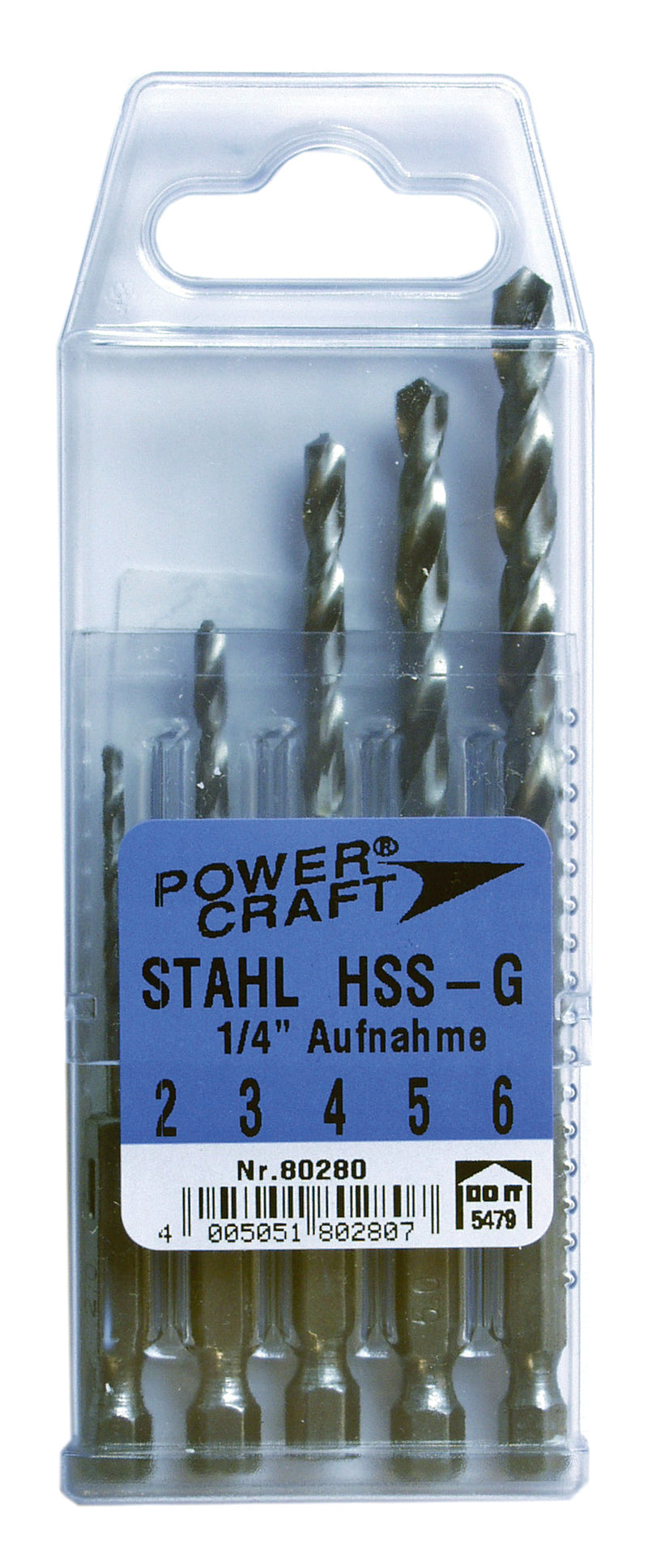 HSS-G Set 2-6/5tlg 1/4" Schaf – Produktbild