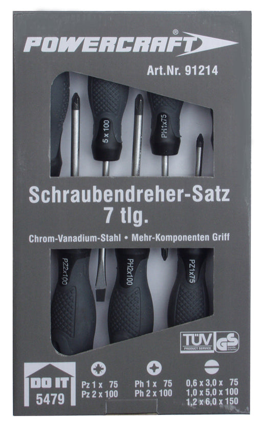 Schraubendrehersatz 7 tlg. 2 K – Produktbild