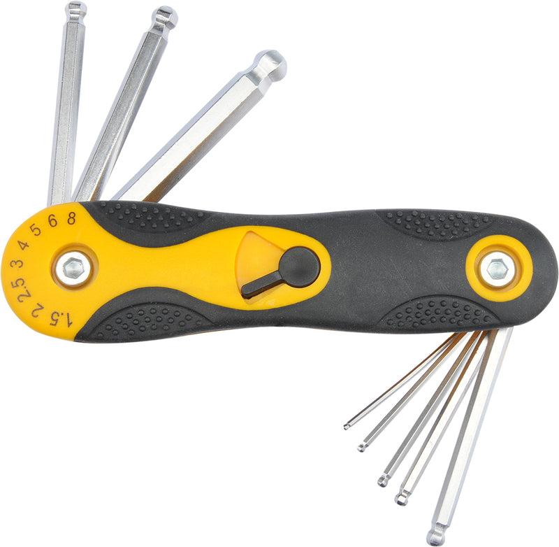 6kt-Kugelkopf-Handclip 8-teilig