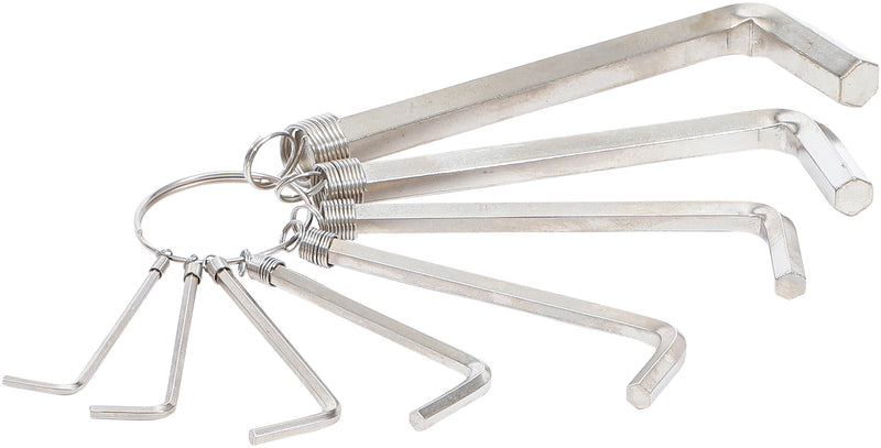 Innen-6-kant-Winkelschl. am Ring, 2-10 mm, 8-tlg.