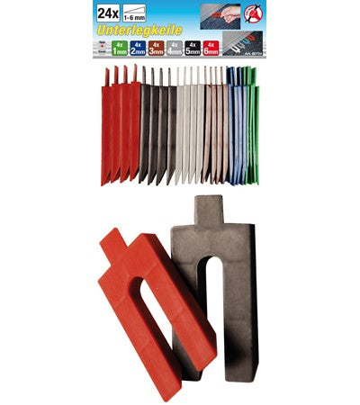 Kunststoff-Unterlegkeile 24-tlg. – Produktbild