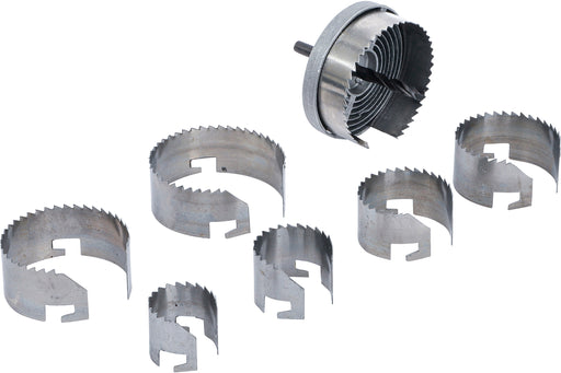 Lochsäge, 26-63 mm ø, 1" Tiefe, 7-tlg.