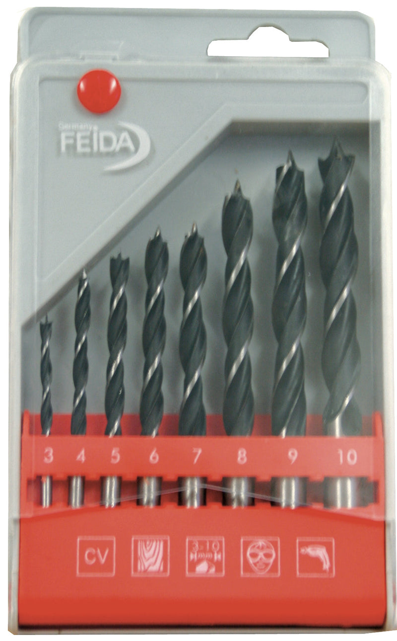 Holzbohrer-Set 3-10 / 8tlg. – Produktbild