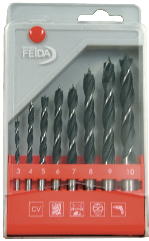 Holzbohrer-Set 3-10 / 8tlg. – Produktbild