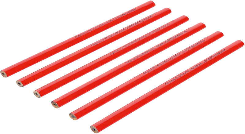 Zimmermannsbleistifte, 25 cm, 6-tlg.