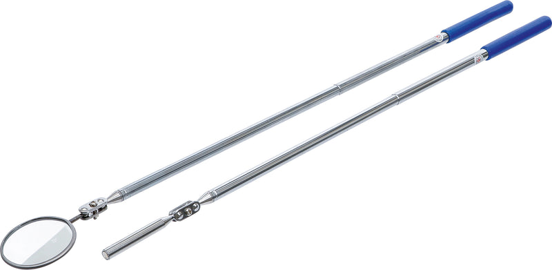 Magnetheber u. Inspektionsspiegel-Satz, ausziehbar