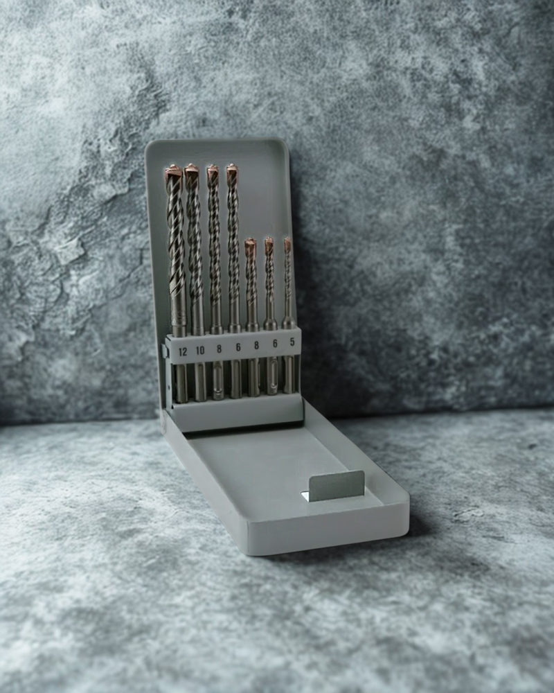 SILBERSPEER SDS-plus Hochleistungs-Betonbohrersatz 4 oder 7tlg.