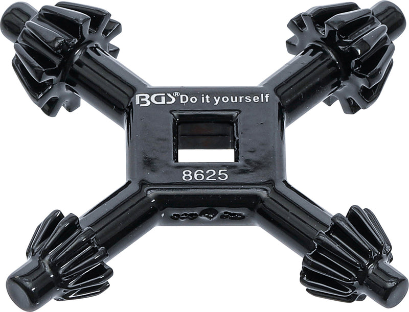 Bohrfutter-Kreuzschlüssel | universal | Ø 4 / 5,5 / 6 / 7 mm