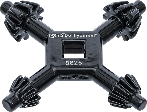 Bohrfutter-Kreuzschlüssel | universal | Ø 4 / 5,5 / 6 / 7 mm