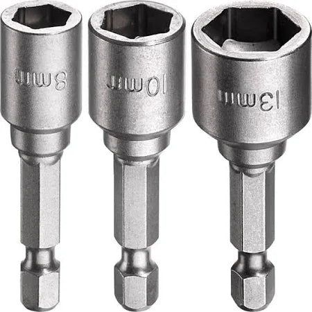 Magnetische Stecknuss 8–13 mm (verschiedene Größen)