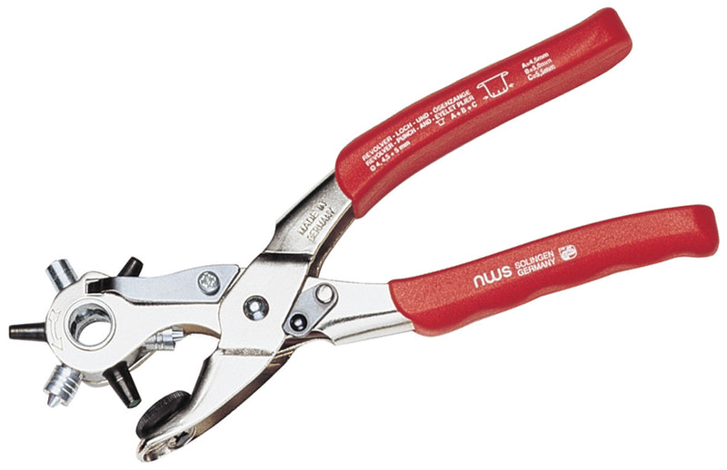 Kombinierte Revolverloch- und Ösenzange Länge 240 mm Zangen Silberspeer   