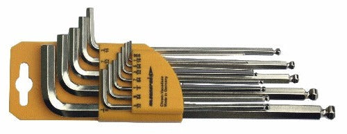 SILBERSPEER Inbussatz mit Kugelkopf, lang Zoll 0,05"-3/8" 13 tlg. Innensechskant Silberspeer   