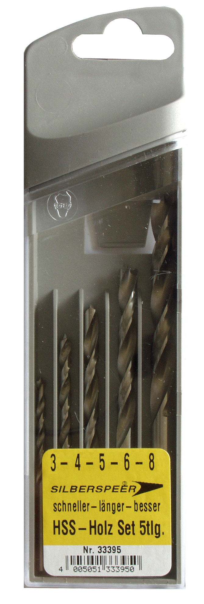 SILBERSPEER Profi-HSS-Holzbohrer 5tlg. Holzbohrer Silberspeer   