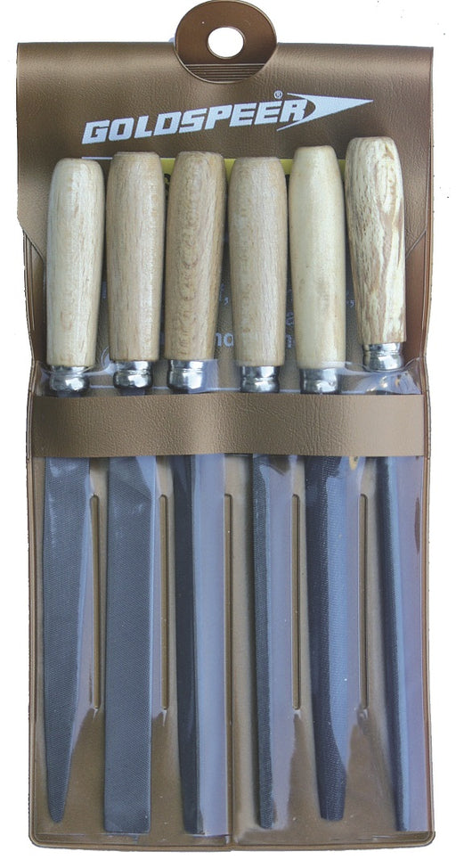 GOLDSPEER Schlüsselfeilensatz 6tlg. Feilen Silberspeer   