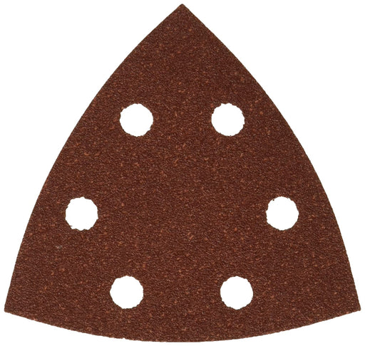 Silberspeer Dreieckschleifpapier gelocht mit Klett 93x93 mm 5 Stück Schleifscheibe gelocht mit Klett Silberspeer   