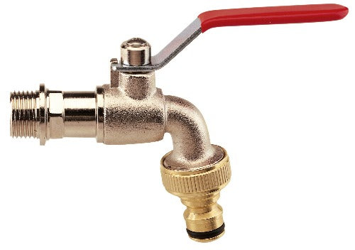 SILBERSPEER Wasserhahn mit Schnellanschluss 1/2" Wasserhahn Silberspeer   